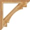 Ekena Millwork Merced Slat Rough Sawn Bracket, Western Red Cedar, 4"W x 38"D x 38"H BKT04X38X38MRC06RWR - alternate 4